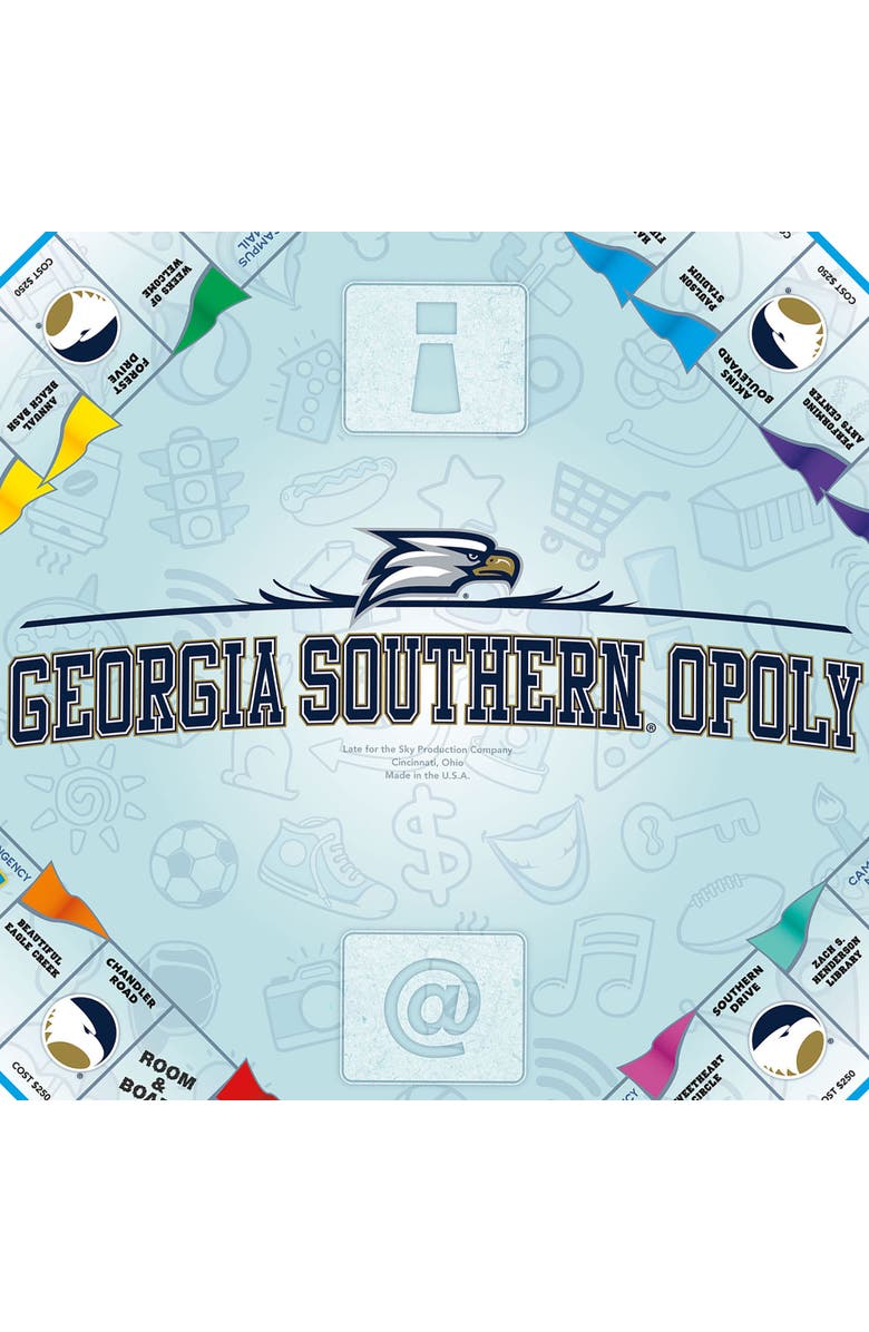 Late for the Sky University Georgia Southernopoly Monopoly Board Game, Alternate, color,