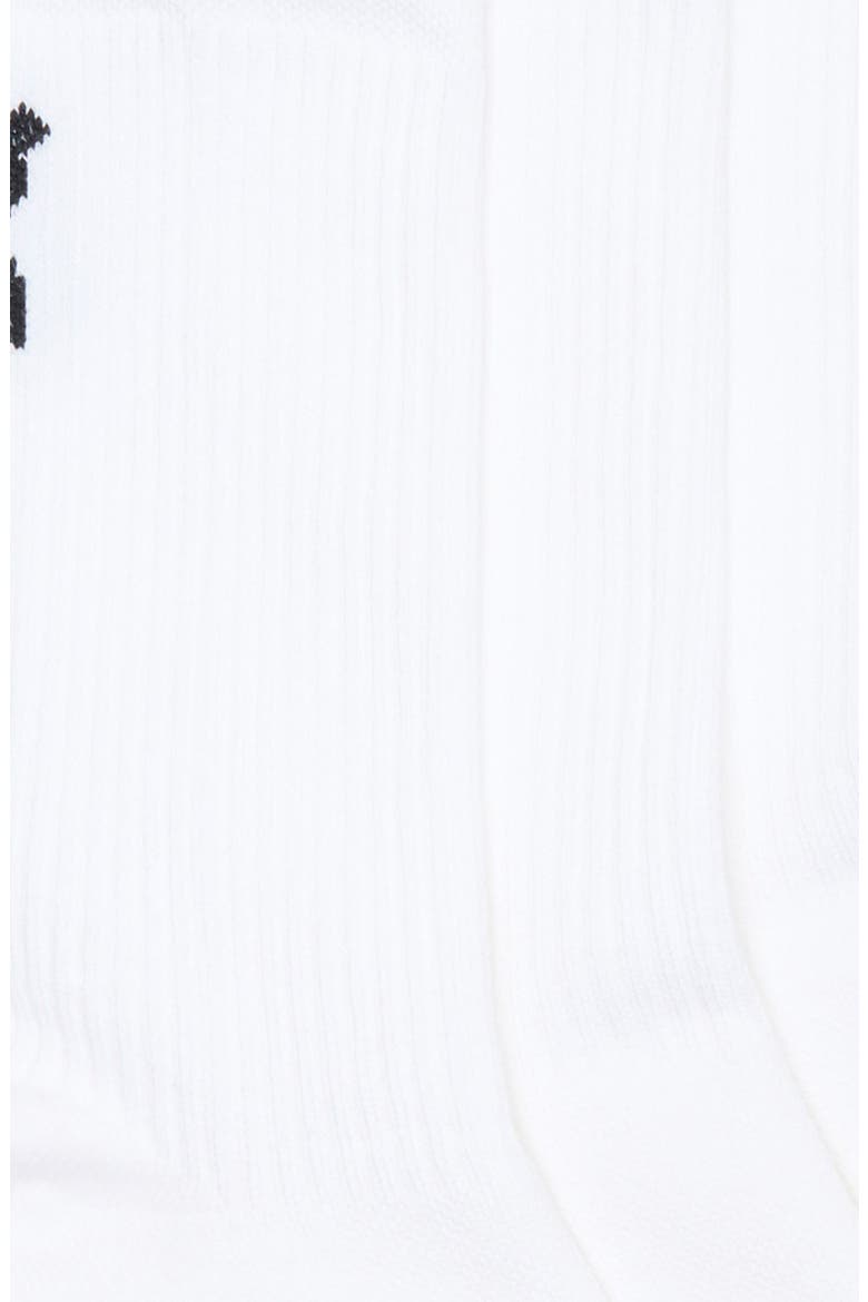 Kids' 3-Pack Crew Socks, Alternate, color, WHITE