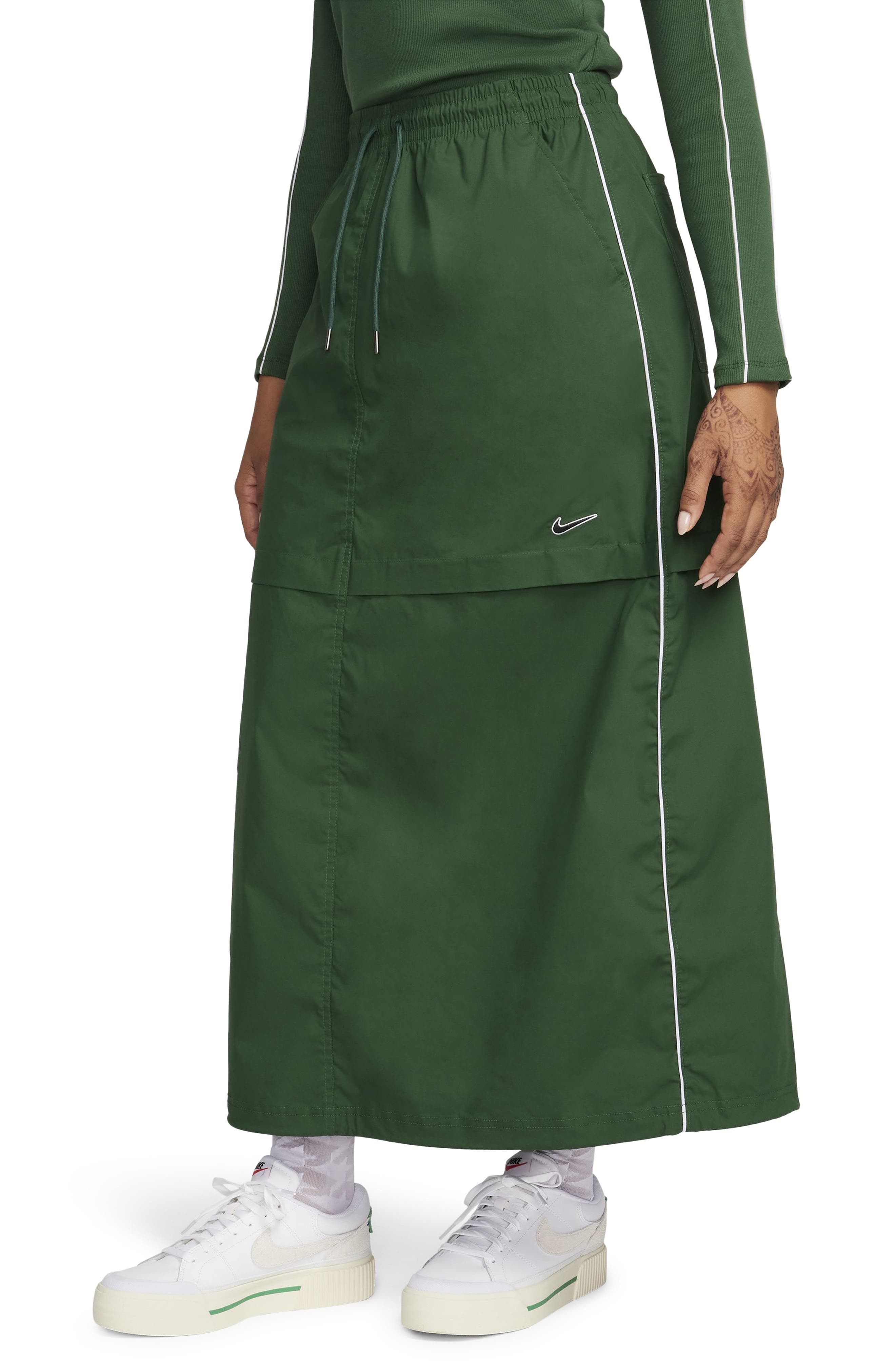 Sportswear Woven Maxi Skirt