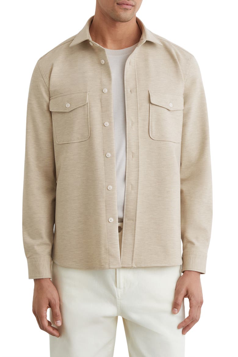McShane Shirt Jacket, Main, color, OATMEAL