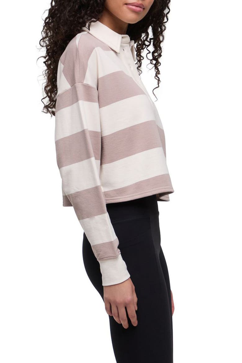 Deej Long Sleeve Polo, Alternate, color, GOAT BEIGE