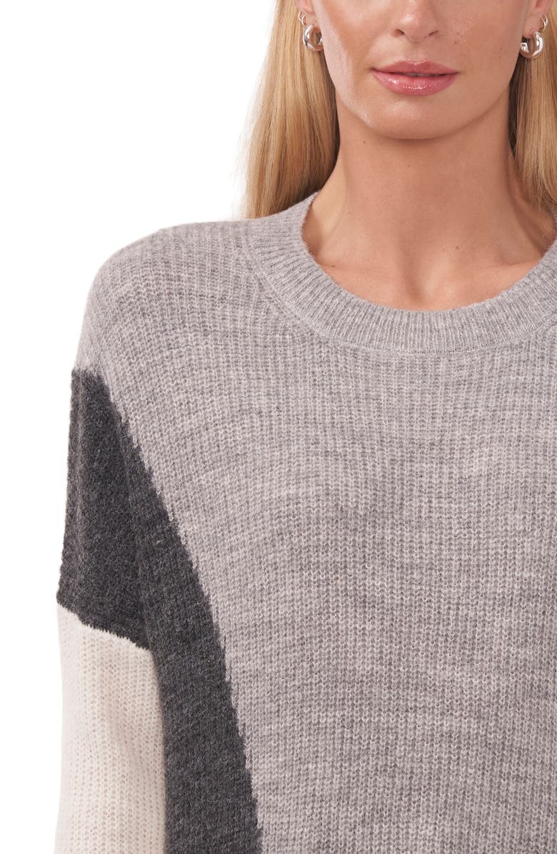 Halogen<sup>®</sup> Colorblock Tunic Sweater, Alternate, color, 