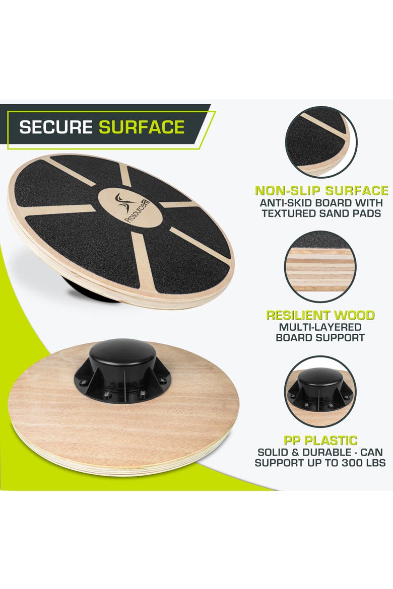 Wooden Balance Board, Alternate, color, Black