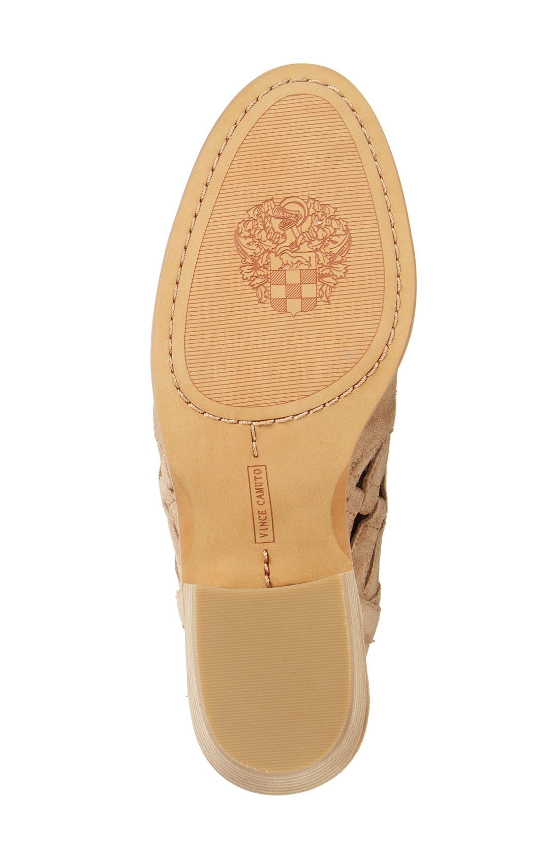 'Peera' Cutout Bootie (Nordstrom Exclusive), Alternate, color, KHAKI SUEDE