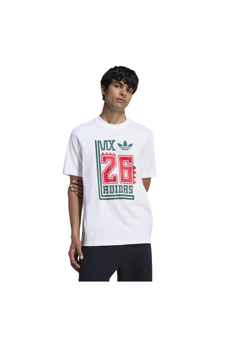 Men's adidas White Mexico National Team FIFA x World Cup Alphaskin T-Shirt, Main, color, White