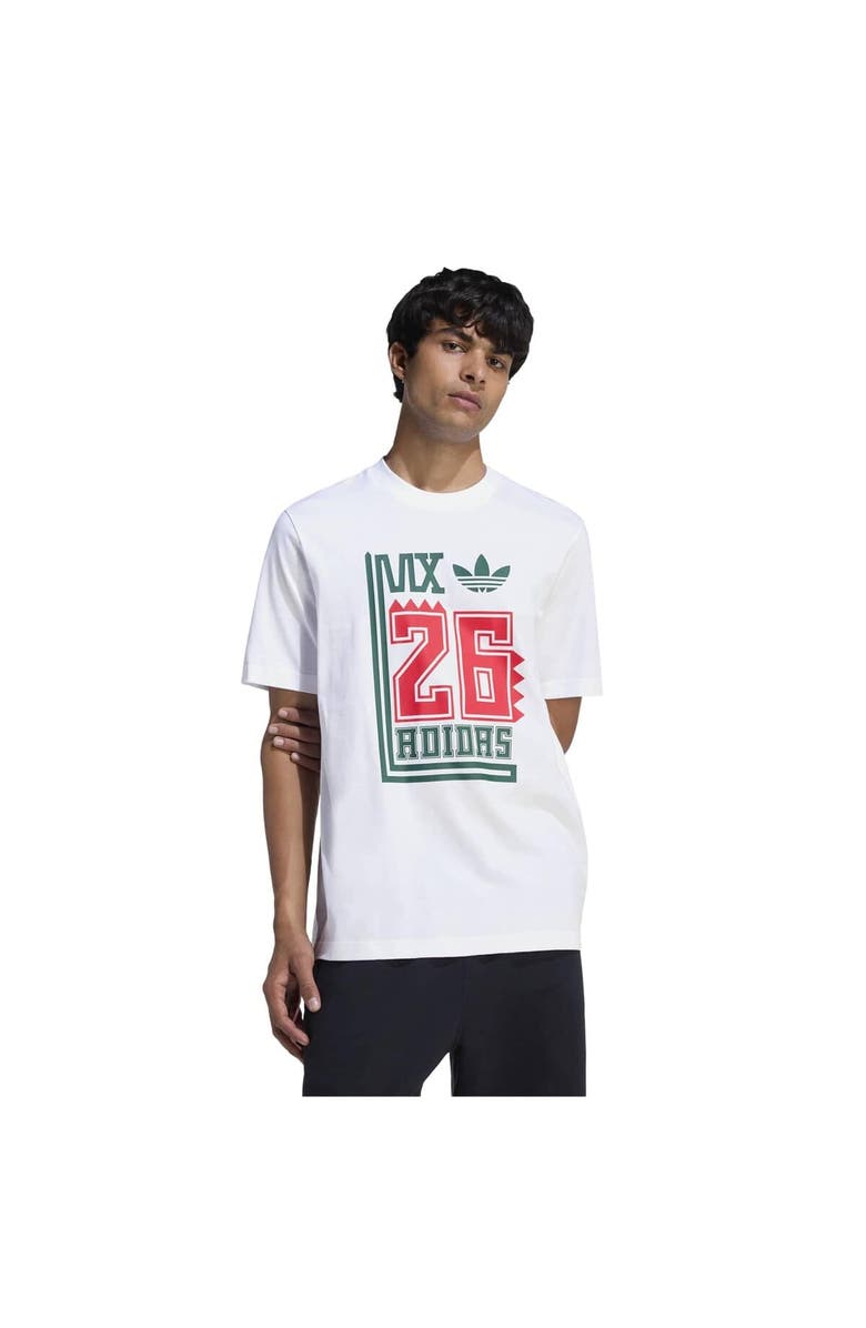 adidas Men's adidas White Mexico National Team FIFA x World Cup Alphaskin T-Shirt, Main, color, White