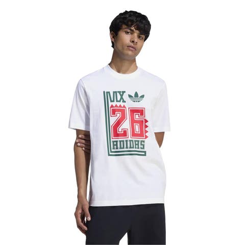 Men's adidas White Mexico National Team FIFA x World Cup Alphaskin T-Shirt