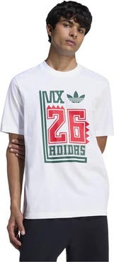 adidas Men's adidas White Mexico National Team FIFA x World Cup Alphaskin T-Shirt