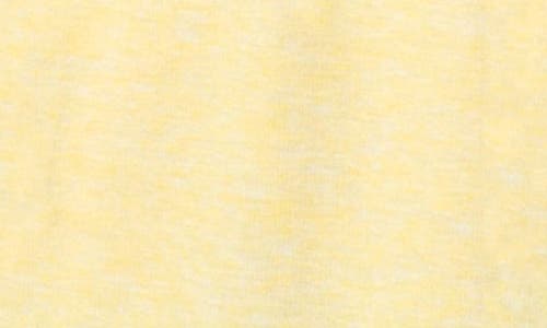 Tailorbyrd Featherweight Supersoft Mélange Polo In Lemon Yellow