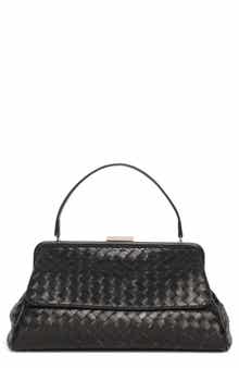 Rumi Woven Leather Clutch