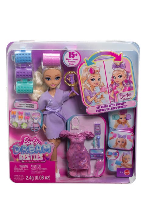 Dream Besties™ Get Ready with Me™ Barbie® Malibu Doll Playset