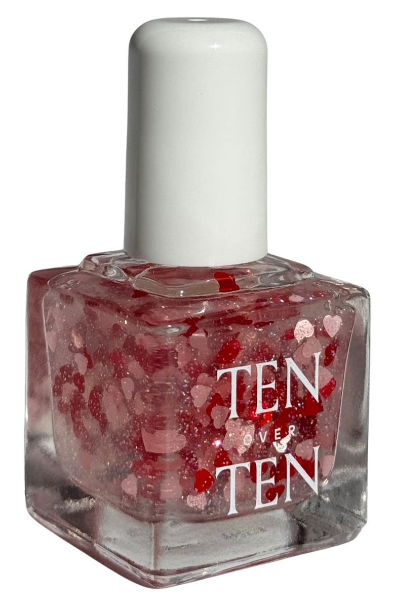 Tenoverten Hearts Nail Polish Toppers, Main, color, 