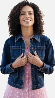 Yumi Stretch Denim Pocket Detail Jacket