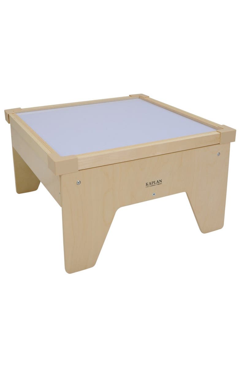 Kaplan Early Learning Company Toddler Light Table, Main, color, White
