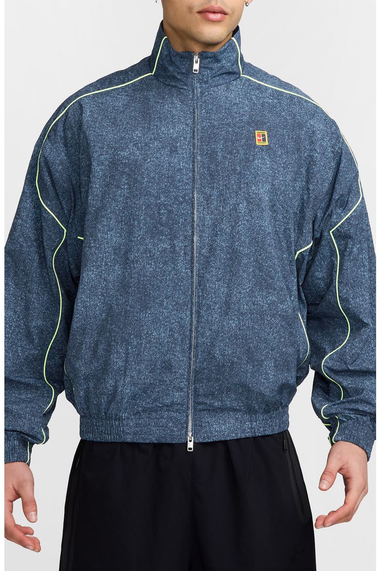 Club Full Zip Windbreaker, Main, color, WORK BLUE/ OBSIDIAN