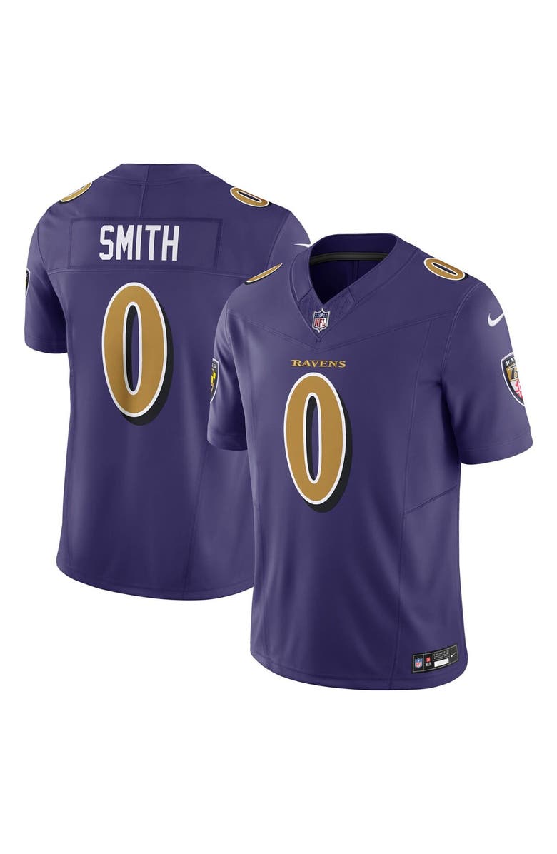 Nike Men's Nike Roquan Smith Purple Baltimore Ravens Alternate 2 Vapor F.U.S.E. Limited Jersey, Main, color, Purple