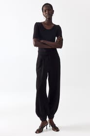 H&M Balloon-leg twill pants