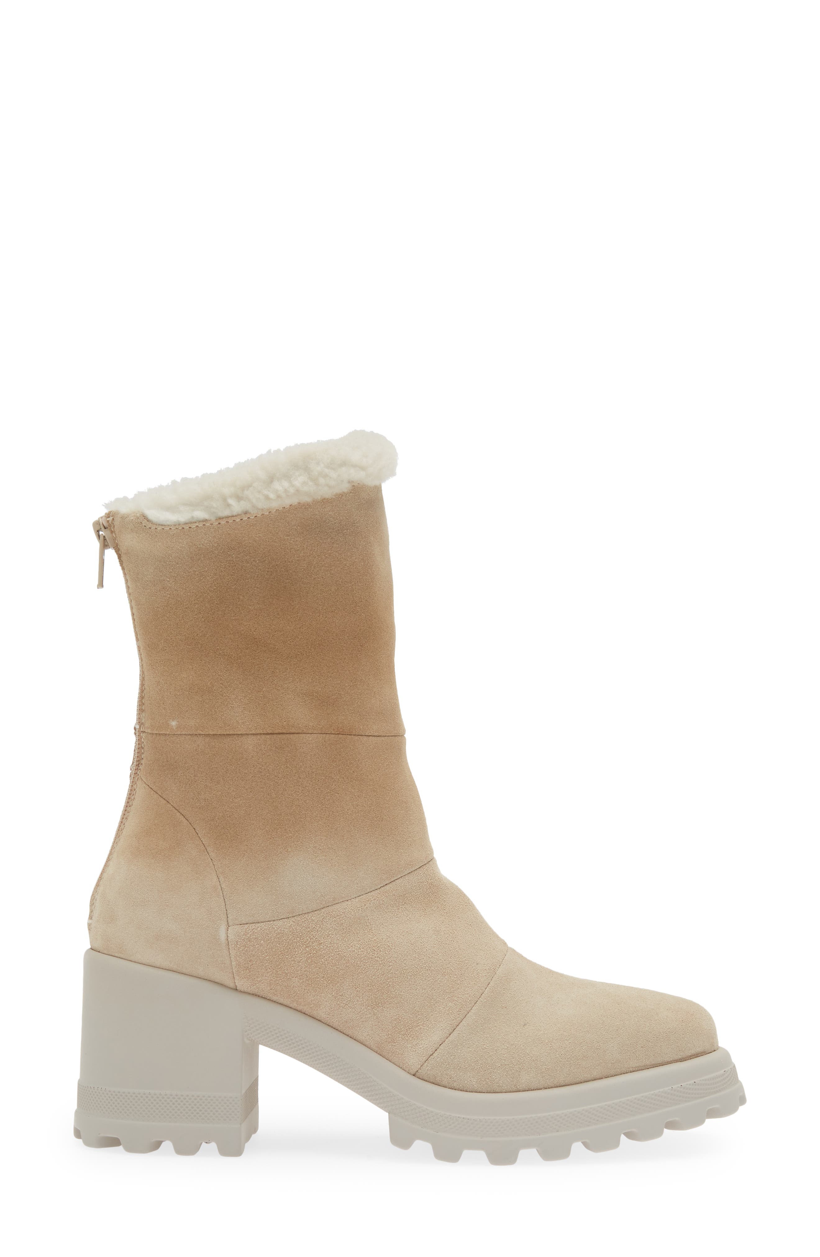 Voile Blanche Claire Genuine Shearling Boot, Alternate, color, 