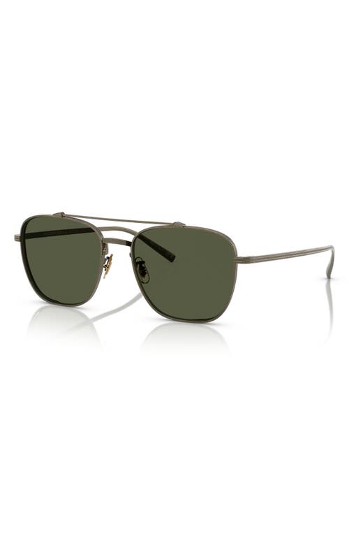 Oliver Peoples Rivetti 55mm Gradient Pilot Sunglasses In Antiq Cop