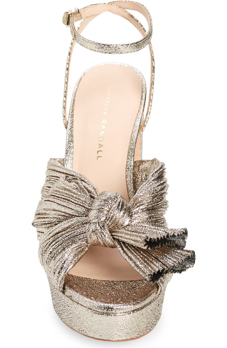 Loeffler Randall Natalia Platform Sandal, Alternate, color, Champagne