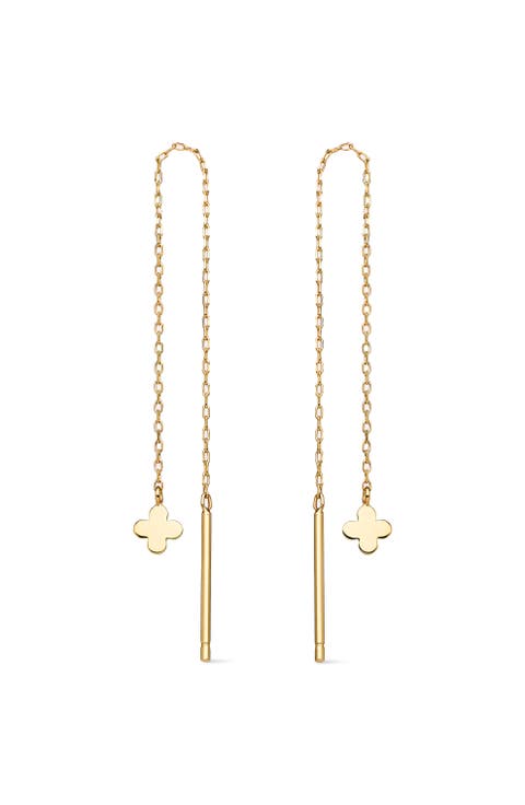 Solid Yellow Gold - Mini Flower Threaders
