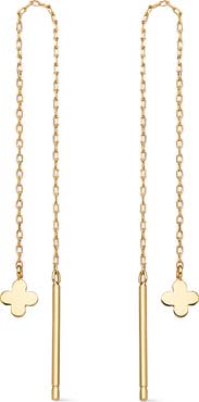 Ana Luisa Solid Yellow Gold - Mini Flower Threaders