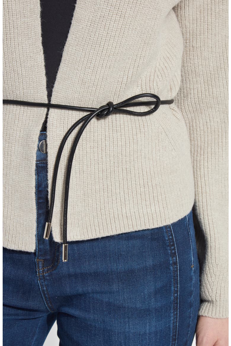 Ravenna Peplum Cardigan, Alternate, color, REFINED TAUPE