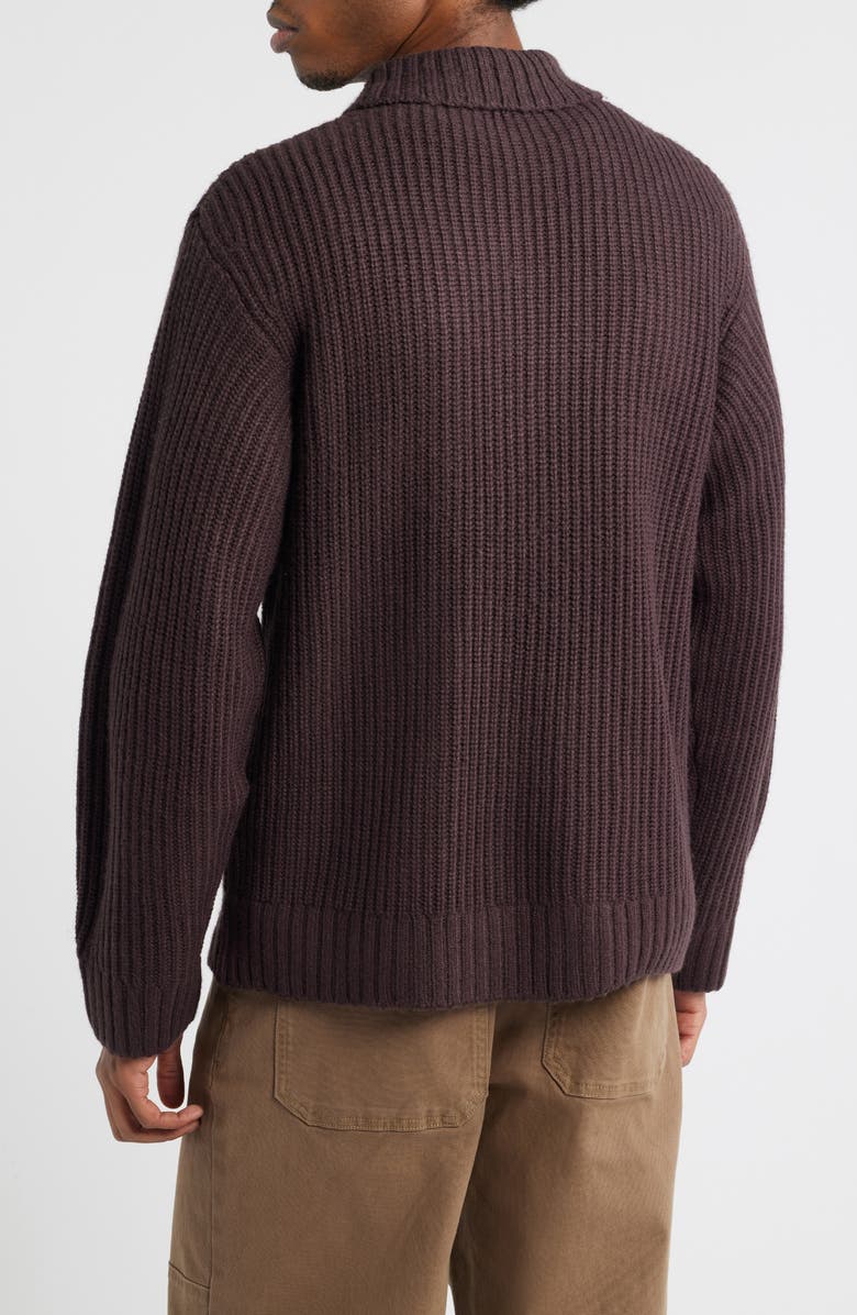 Carhartt Work In Progress Chore Sweater Jacket, Alternate, color, Palisander