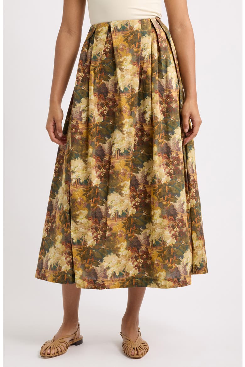 Ridley Autumn Arboretum Liberty of London Print Skirt, Main, color, AUTUMN ARBORETUM LIBERTY PRINT