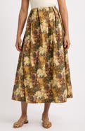 LOVE THE LABEL Ridley Autumn Arboretum Liberty of London Print Skirt