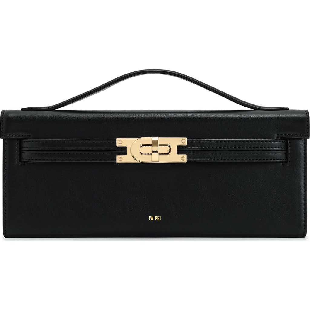 Jw Pei Bria Faux Leather Top Handle Bag In Black