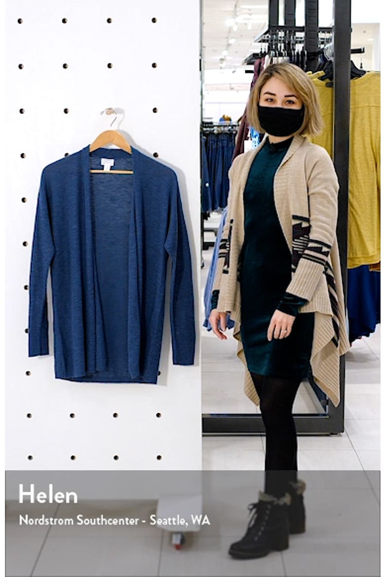 Linen & Cotton Open Front Cardigan video