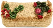 Anya Hindmarch Crochet Cactus Raffia Clutch