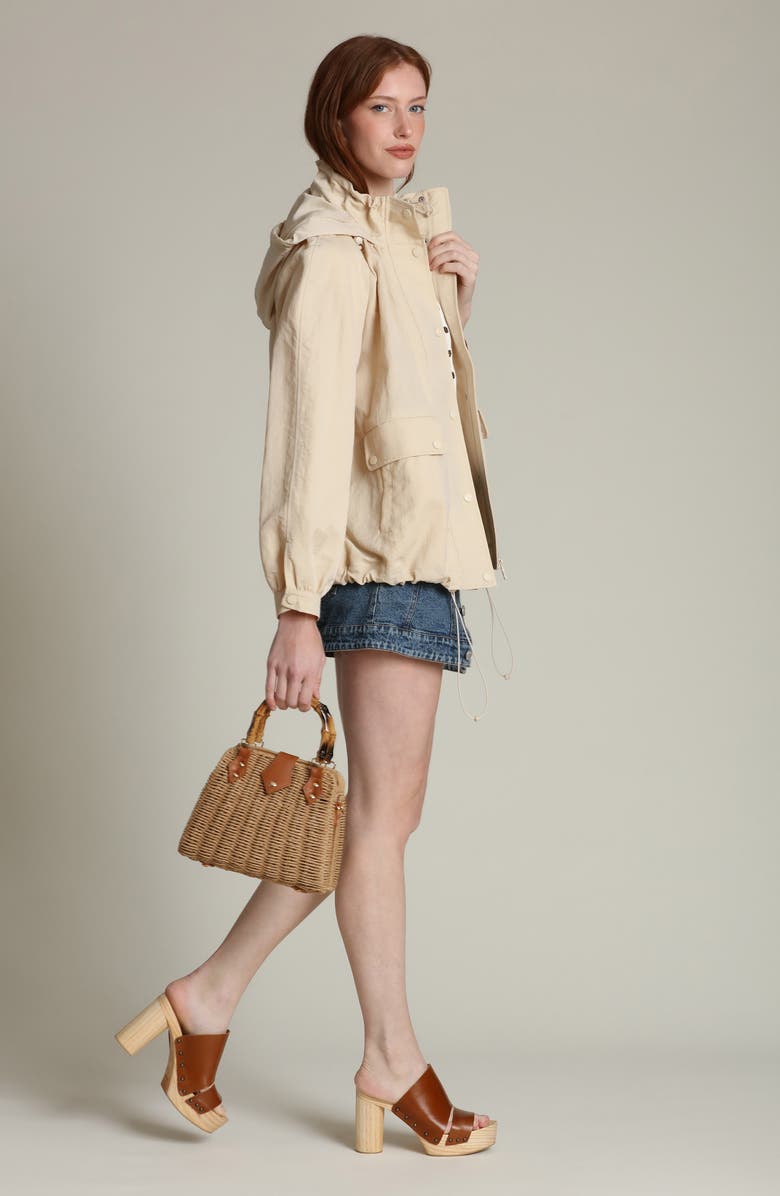 Avec Les Filles Balloon Bomber Jacket, Alternate, color, Ivory