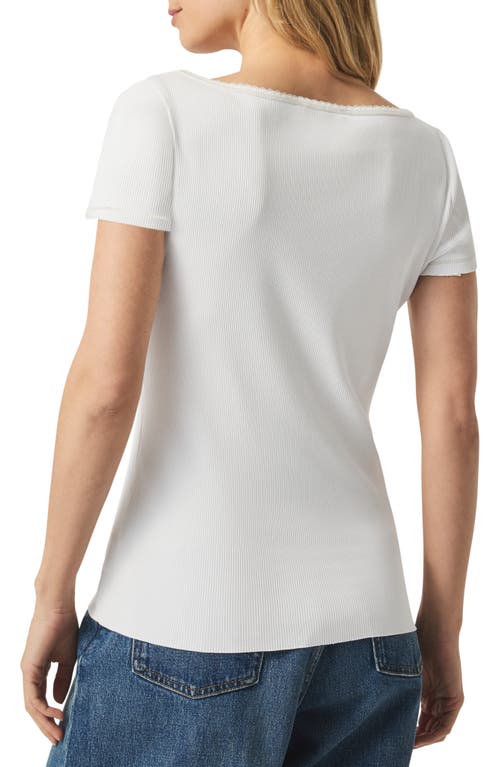 Splendid Posie Scoop Neck Ribbed T-shirt