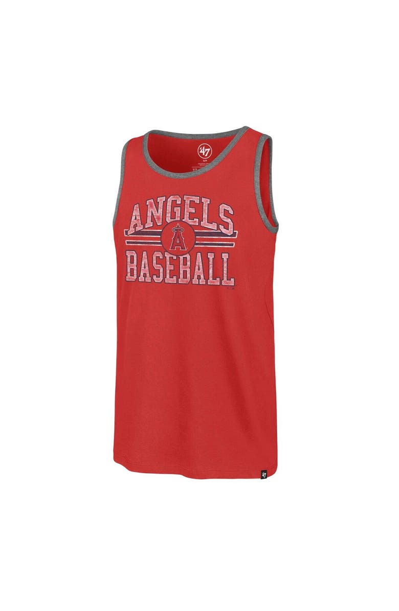 '47 Men's '47 Red Los Angeles Angels Winger Franklin Tank Top, Alternate, color, 