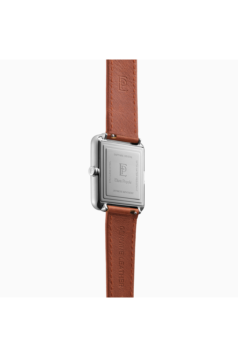 Men's Modern St. Rivers - Edgewater, 38mm, Alternate, color, Brown/Silver