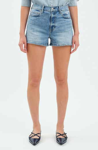 DAZE Troublemaker High Waist Denim Shorts