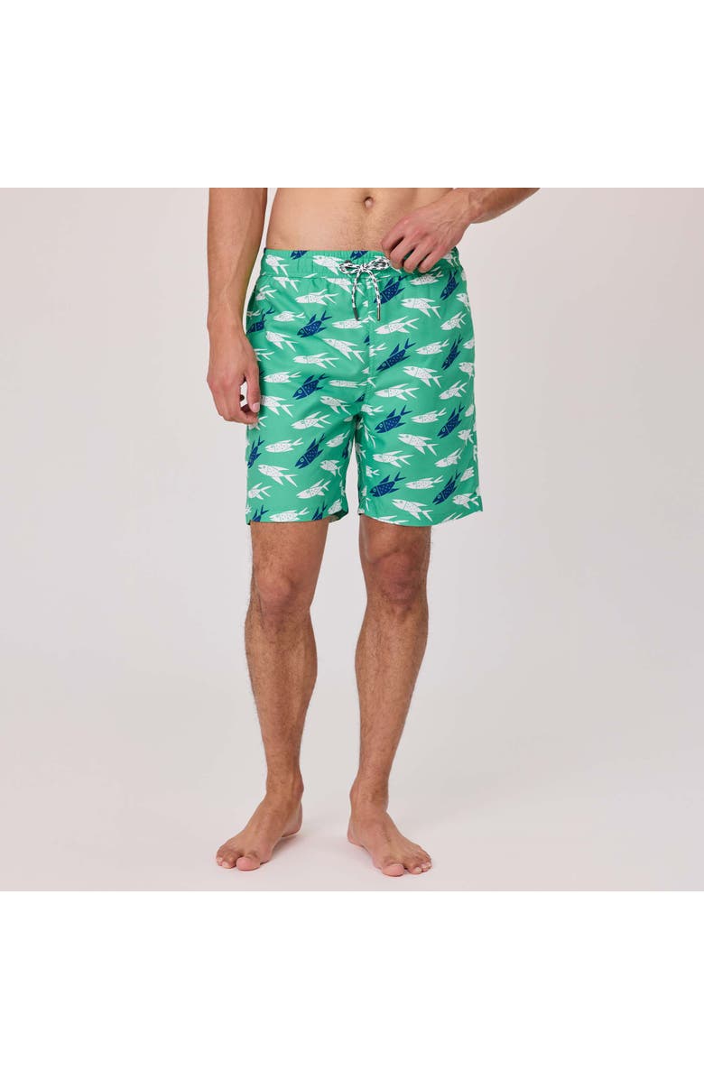 Snapper Rock Men's Comfort Lined Swim Shorts, Alternate, color, Off The Hook