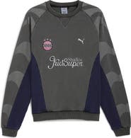 PUMA x KidSuper MCFC Embroidered Cotton Graphic Sweatshirt