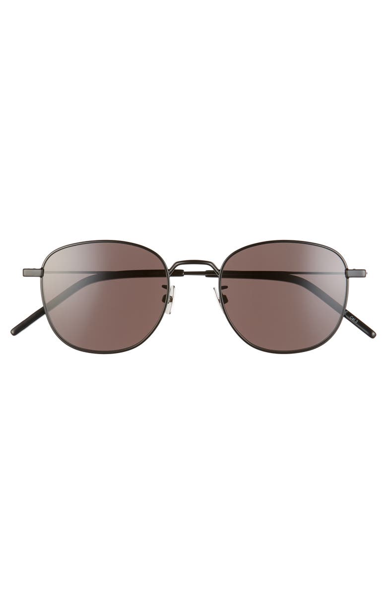 Saint Laurent 50mm Square Sunglasses, Alternate, color, 
