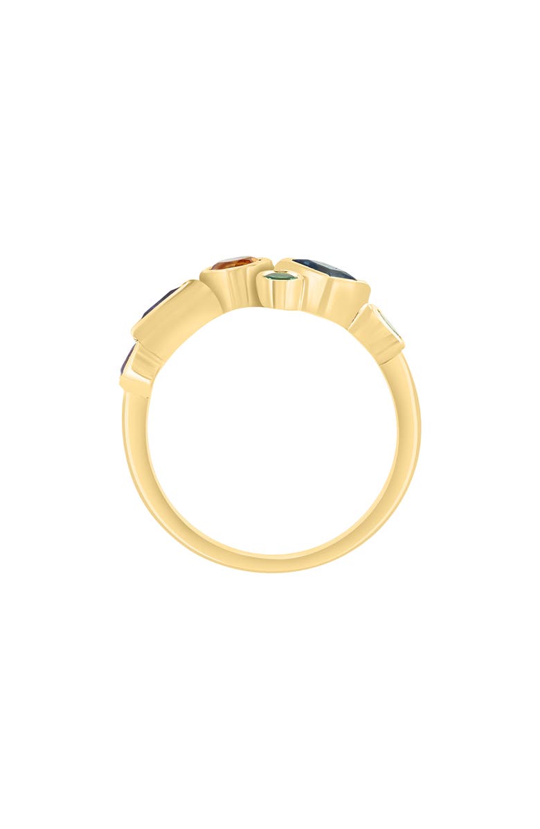 EFFY 14K Yellow Gold Multi Stone & Diamond Ring, Alternate, color, 