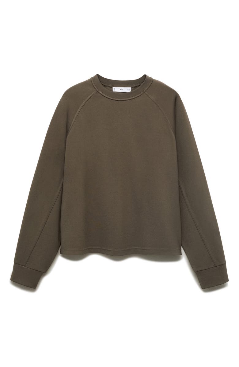 MANGO Florida Sweatshirt, Alternate, color, Medium Brown