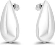 Christian Siriano New York Sculpted Teardrop Stud Earrings