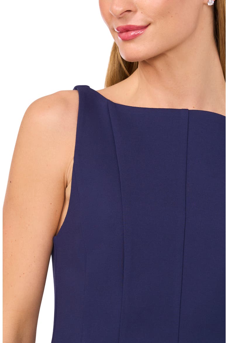 Panel Minidress, Alternate, color, BARITONE BLUE