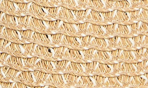 Nine West Bow Flip Up Floppy Straw Sunhat