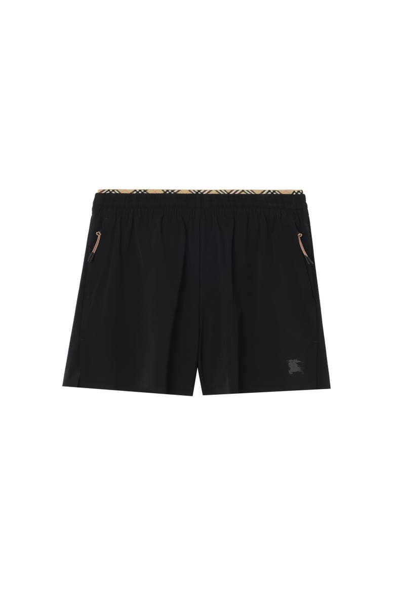 Stretch Nylon Shorts, Alternate, color, Black