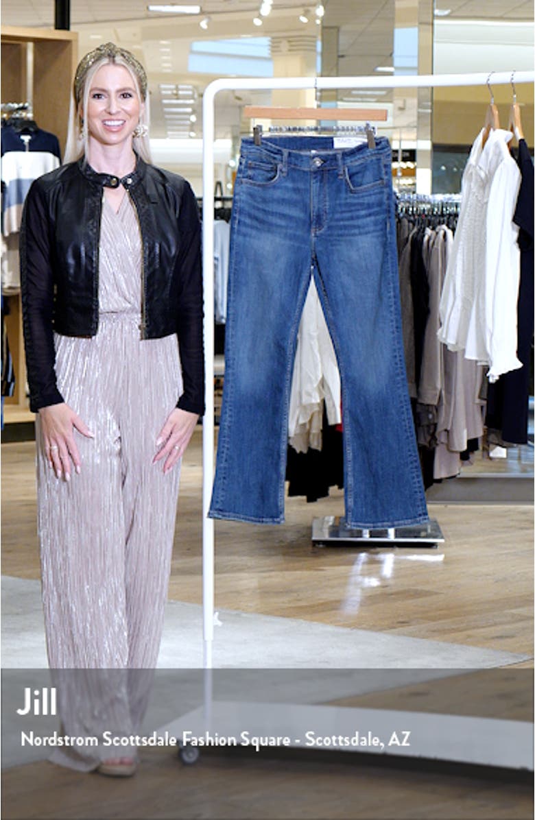 Flexi Peyton Mid Rise Ankle Bootcut Jeans, sales video thumbnail