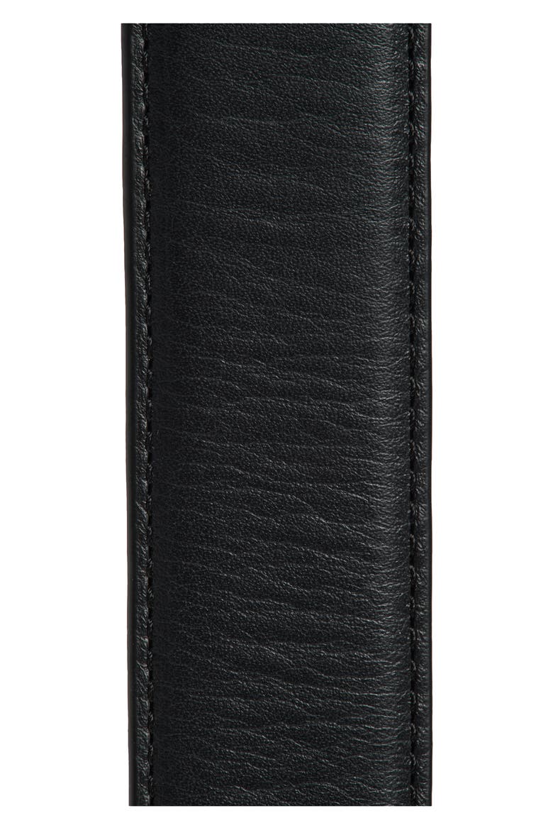 Alex Reversible Leather Belt, Alternate, color, BLACK
