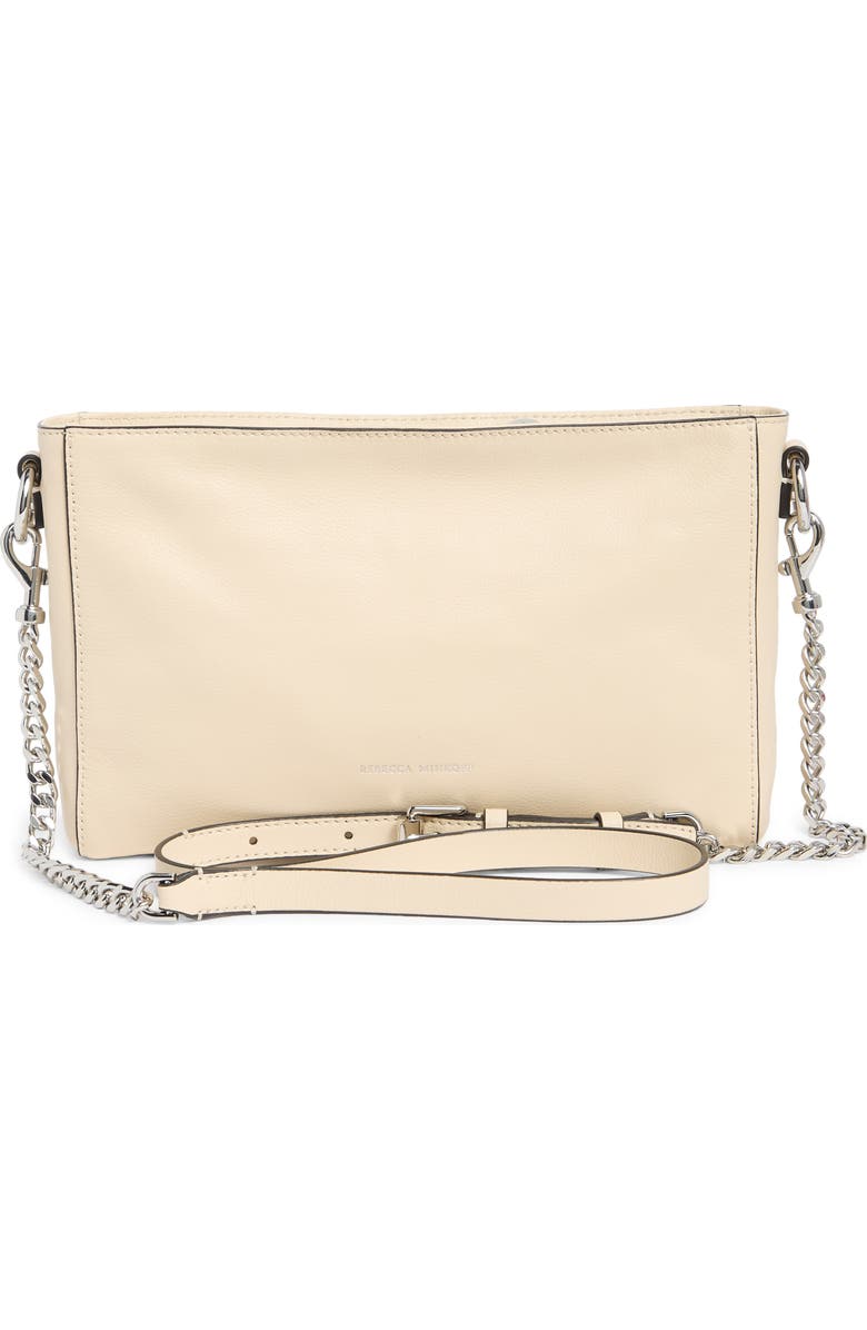 Rebecca Minkoff Mini MAB Stud Crossbody Bag, Alternate, color, Eggshell